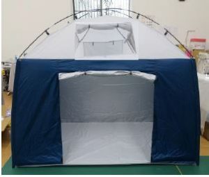 避難所用プライベートルームテント